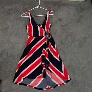 Express Red White Blue Dress